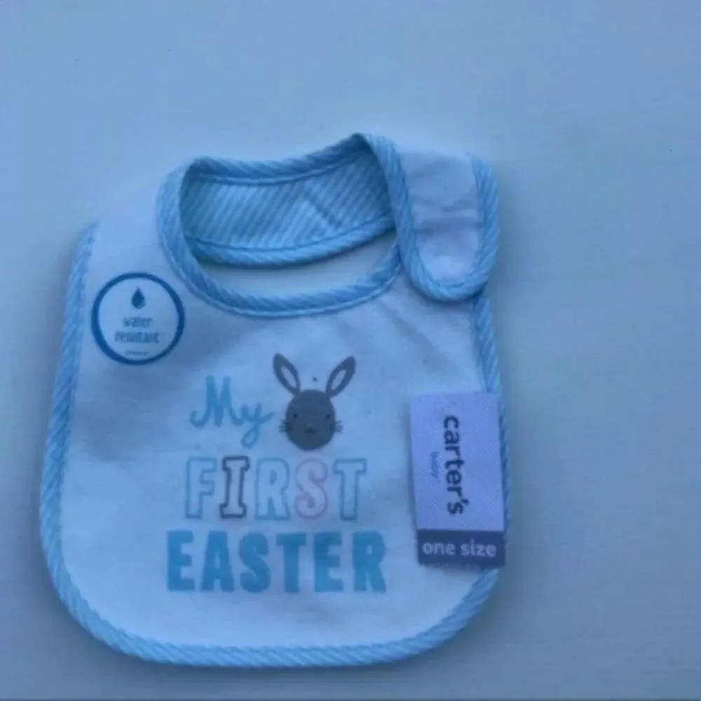 Carter's Baby Water Resistant My First Easter  Bib